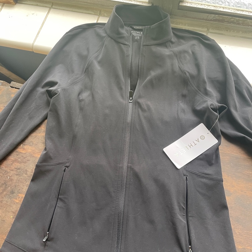 NWT Athleta Black Women's Salutation Jacket 2.0